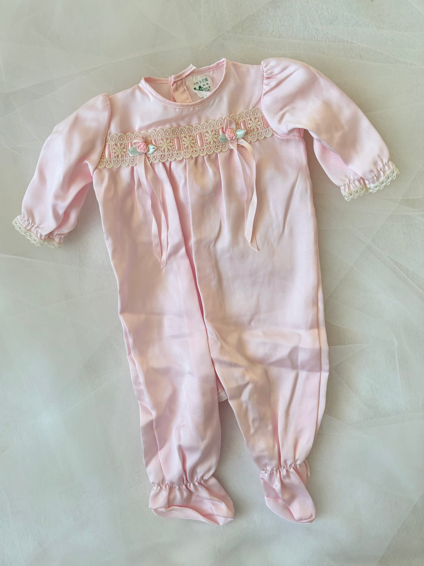 Vintage 80’s Pink Pastel Onesie (9mo)