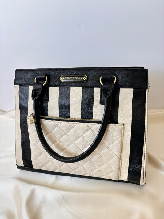 Betsey Johnson Striped Shoulder Bag