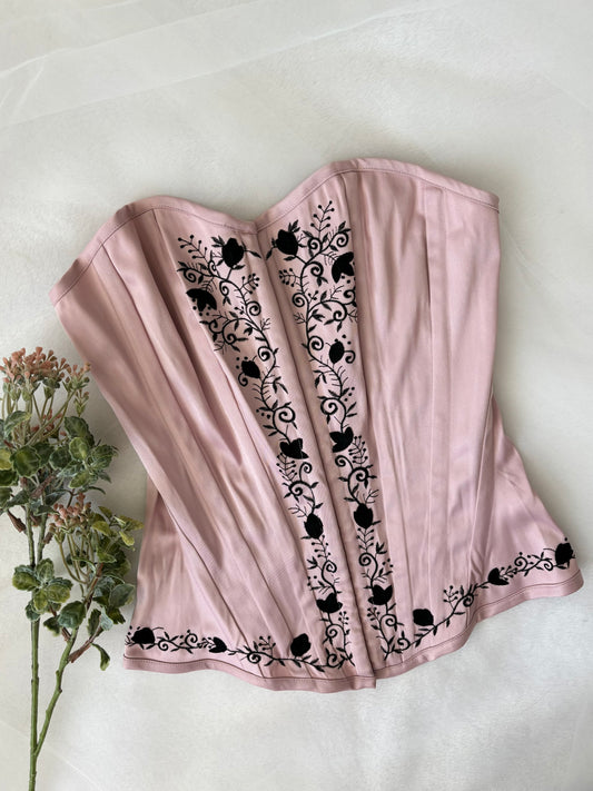 Vintage Pink Ballet Corset (Small)