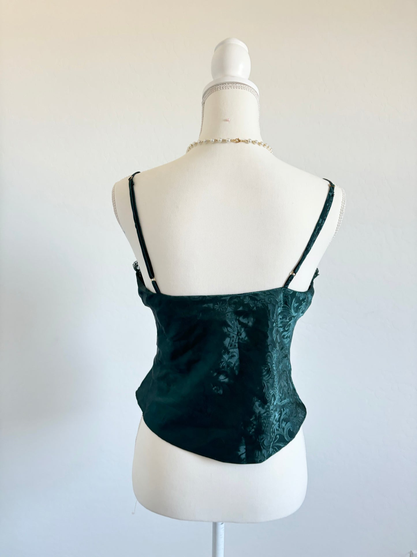 Vintage 1970’s Victoria’s Secret Green Top (Medium)