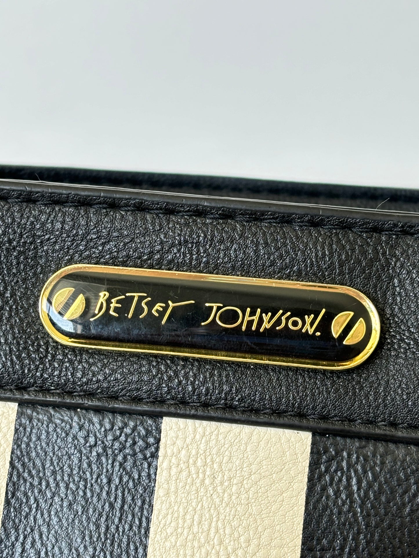 Betsey Johnson Striped Shoulder Bag