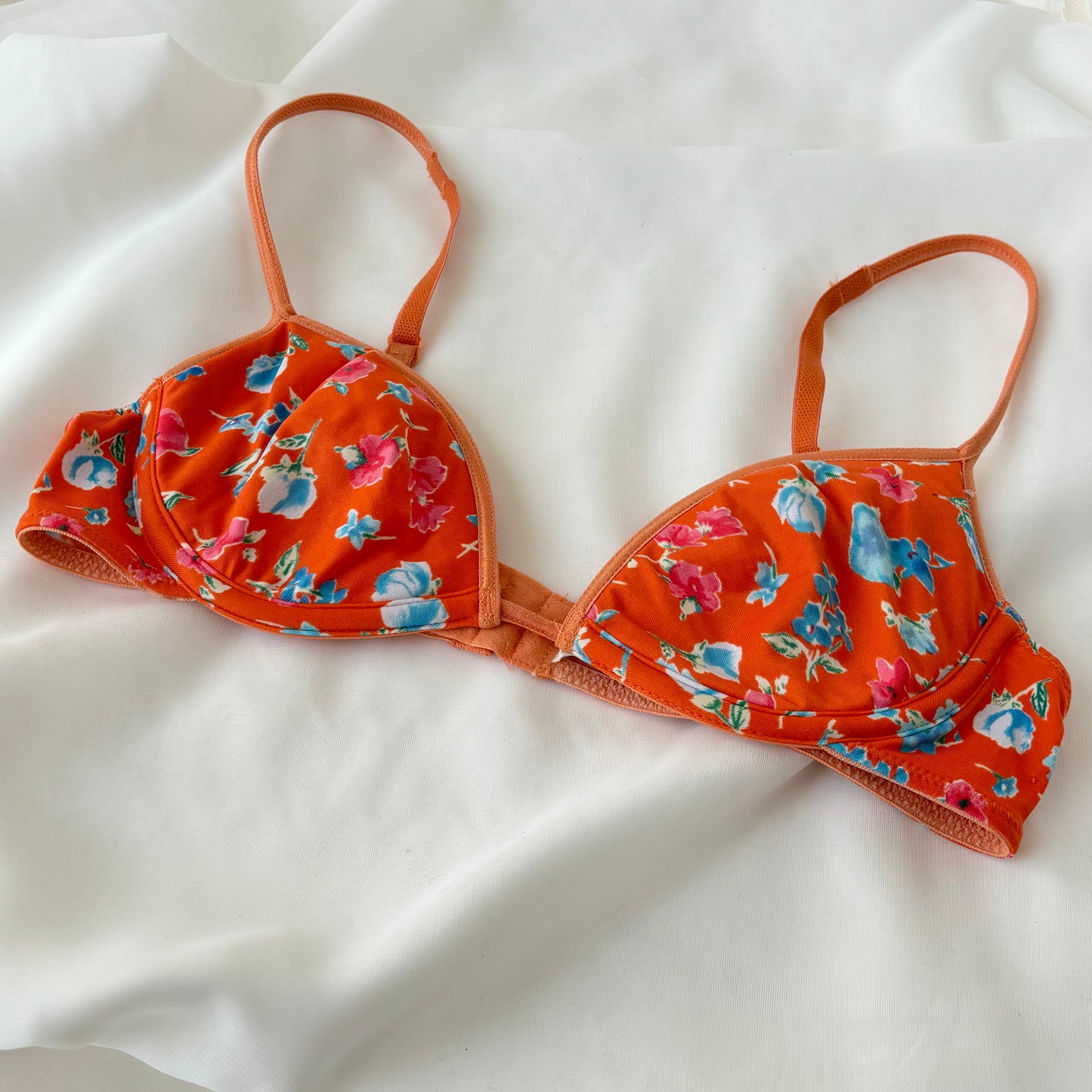 Vintage 80’s Floral Bra (34A)