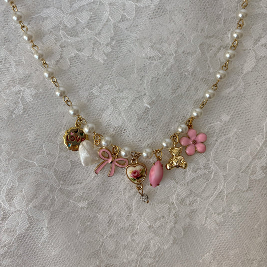 The Antoinette Charm Necklace