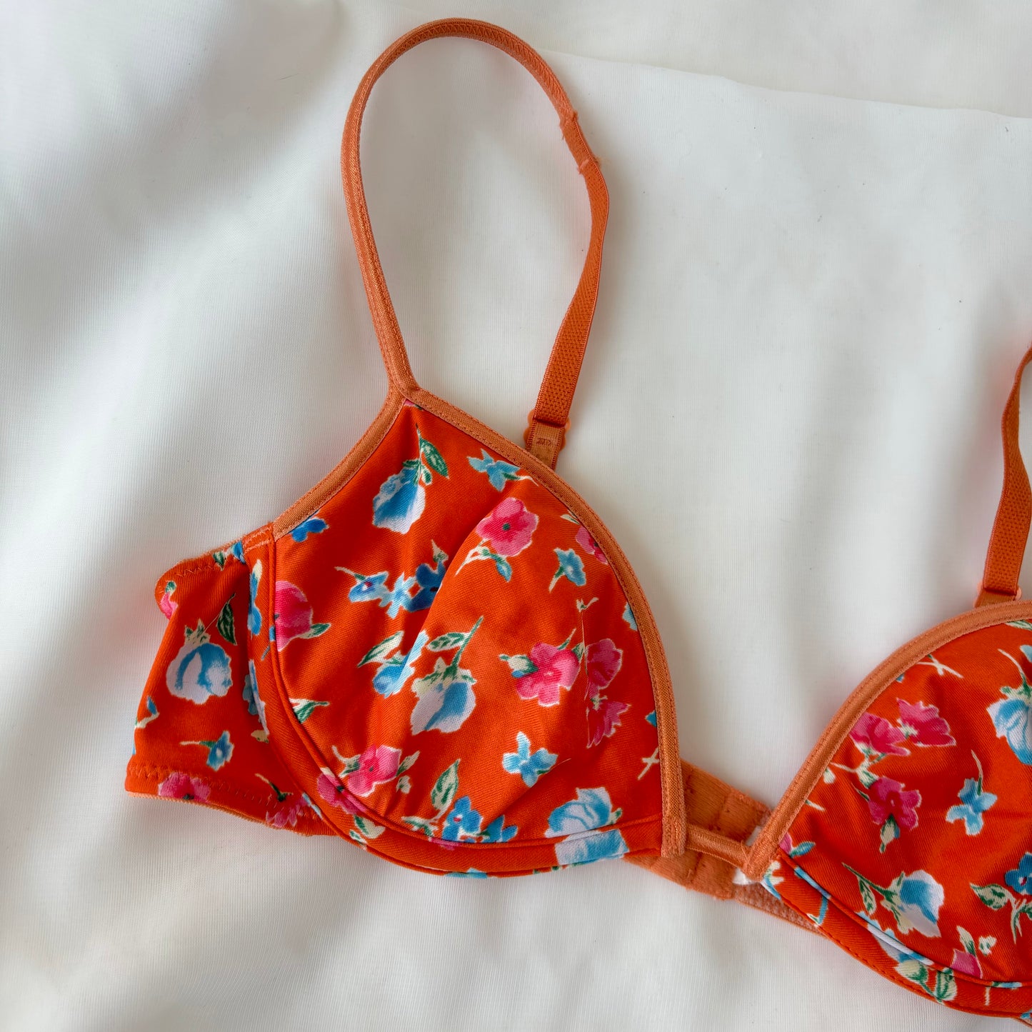 Vintage 80’s Floral Bra (34A)