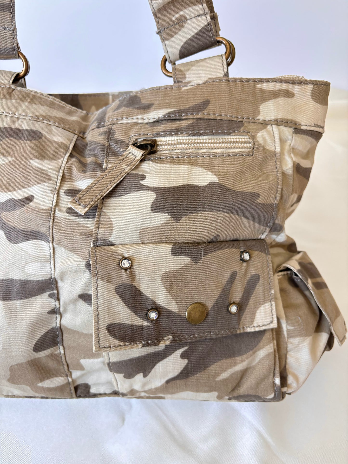 Y2K Camo Shoulder Bag