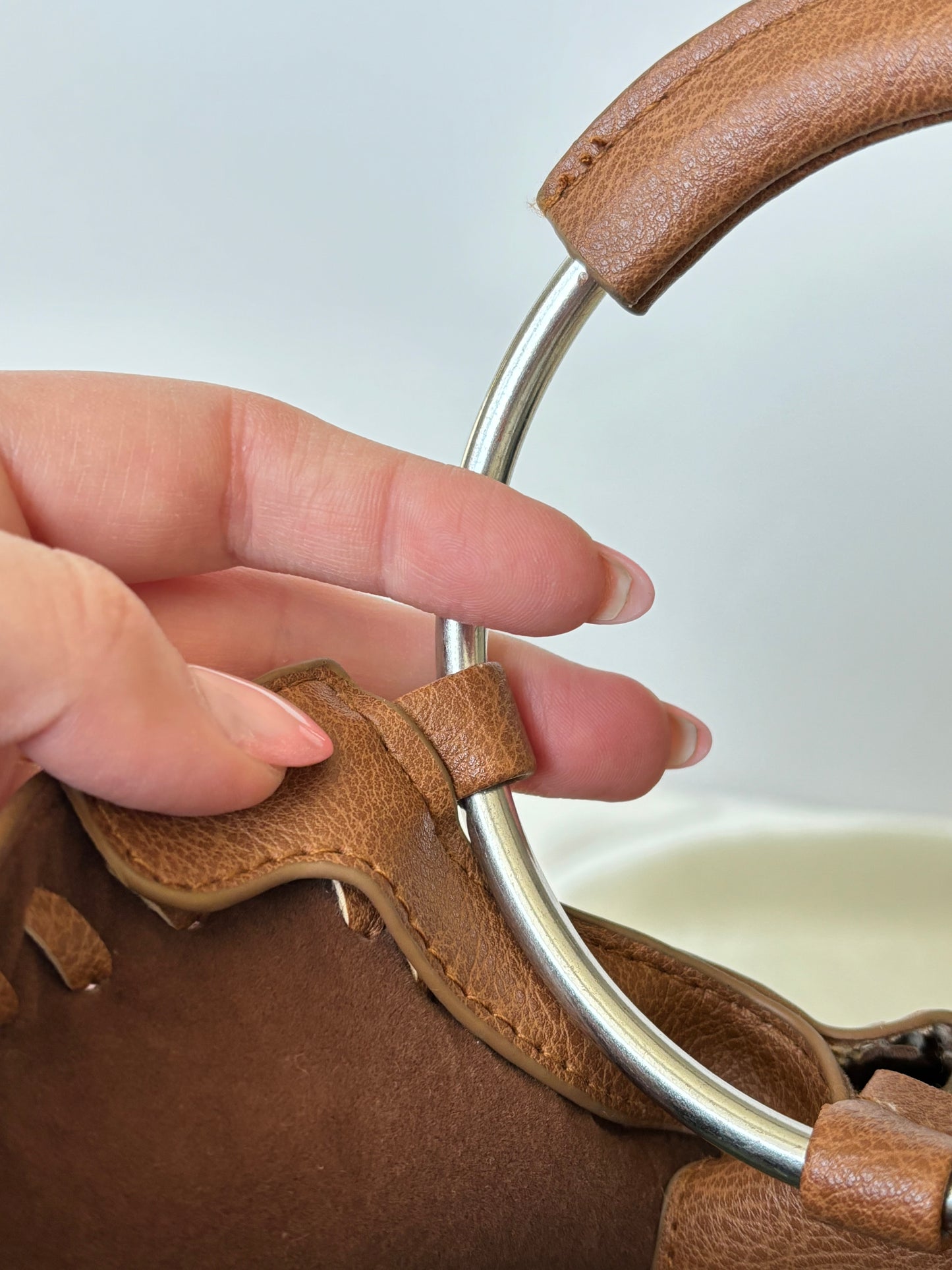 Leather Vintage Brown Shoulder Bag