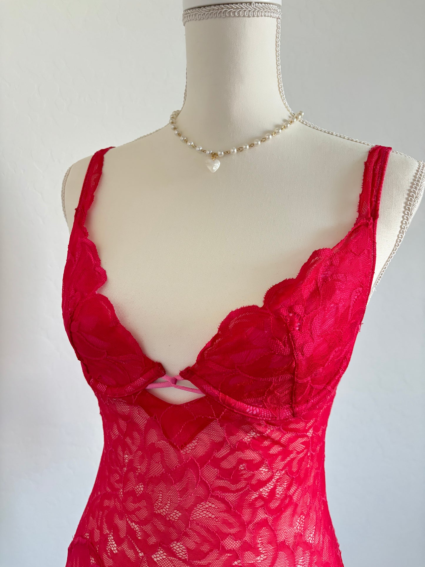 Victoria’s Secret Pink Lace Corset Top (34B)