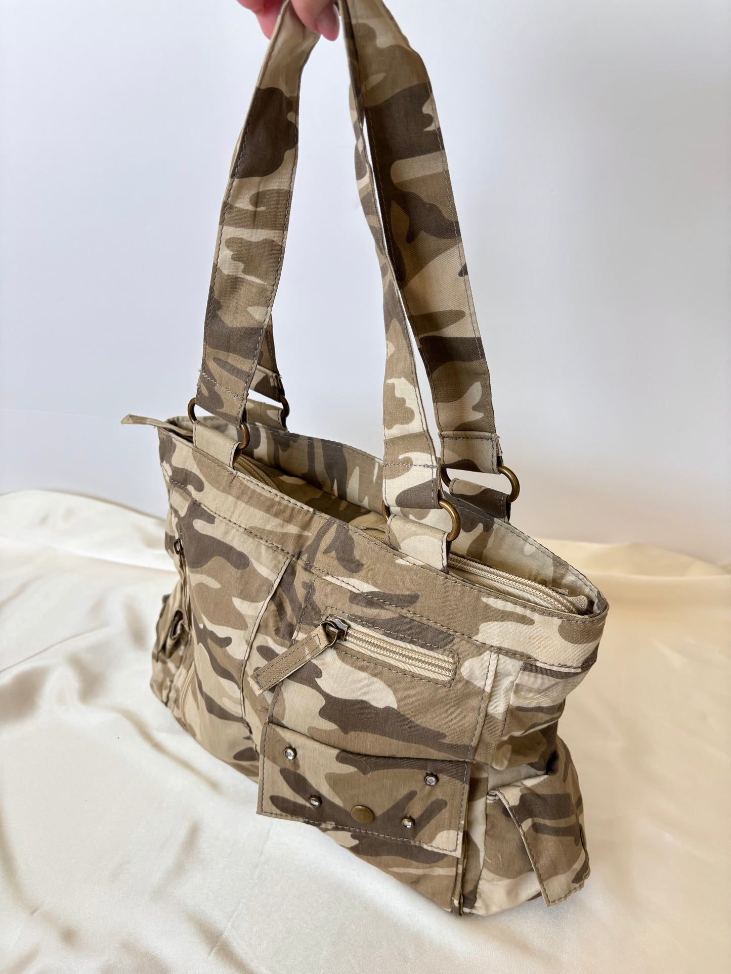 Y2K Camo Shoulder Bag