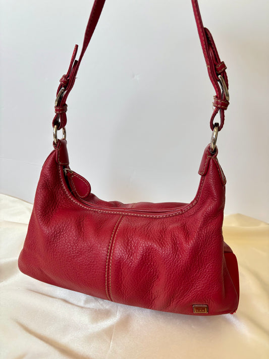 The Sak Baguette Red Mini Shoulder Bag