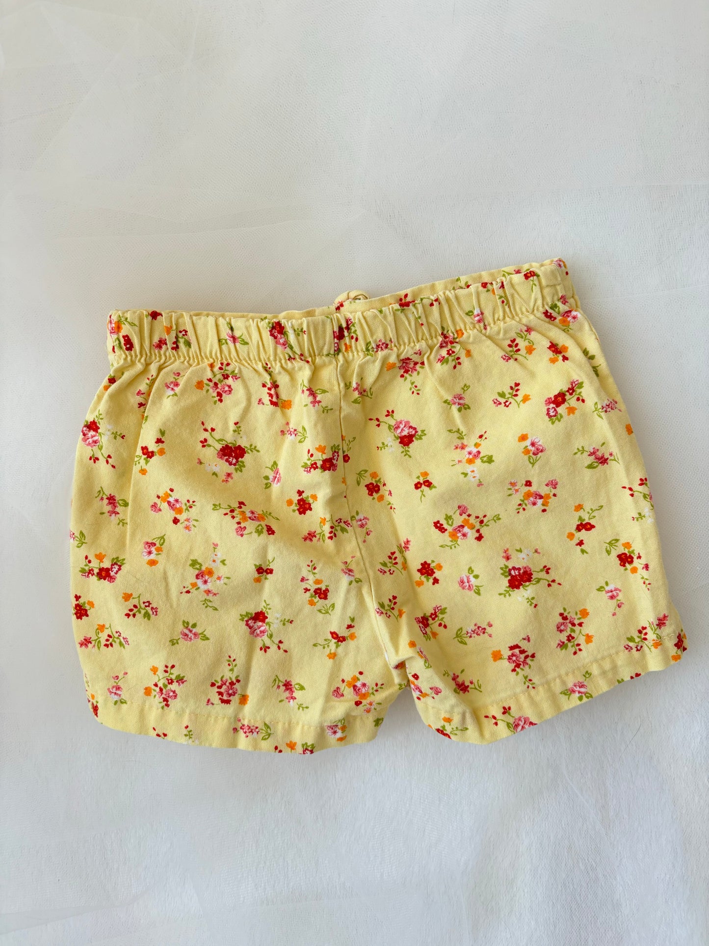 Vintage Floral Baby Shorts (9mo)