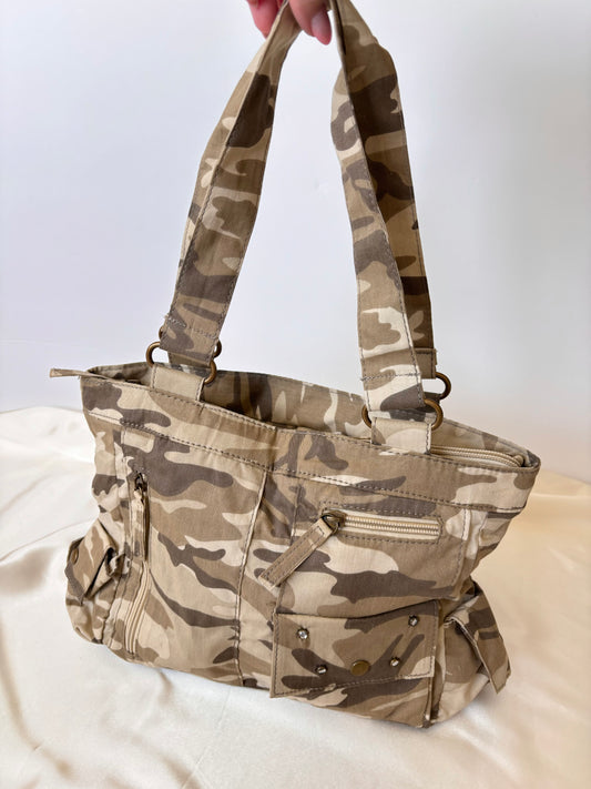 Y2K Camo Shoulder Bag