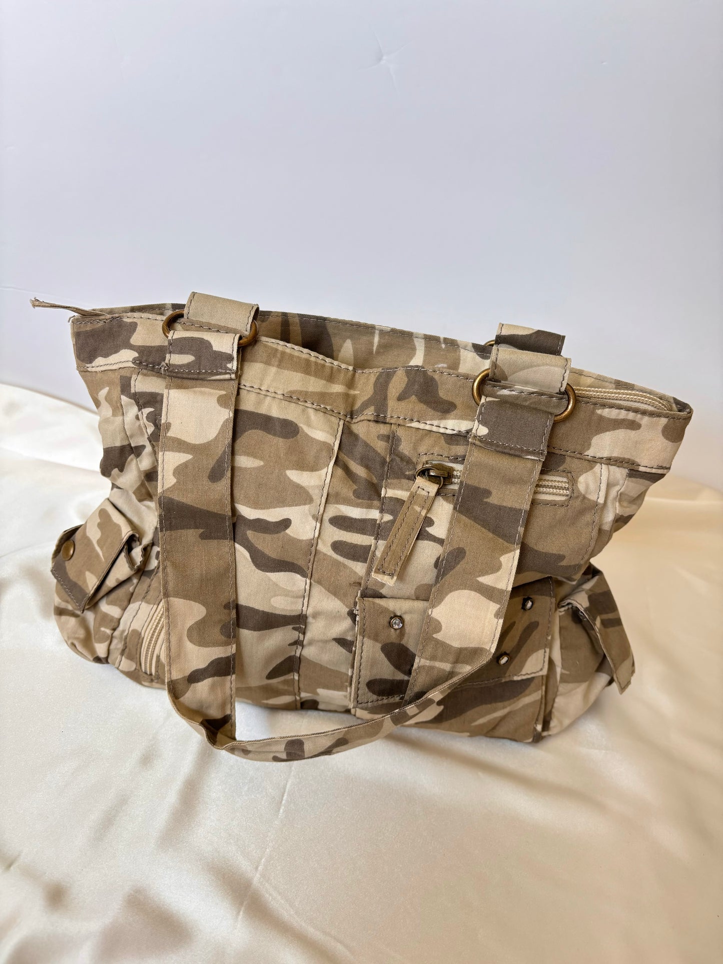 Y2K Camo Shoulder Bag