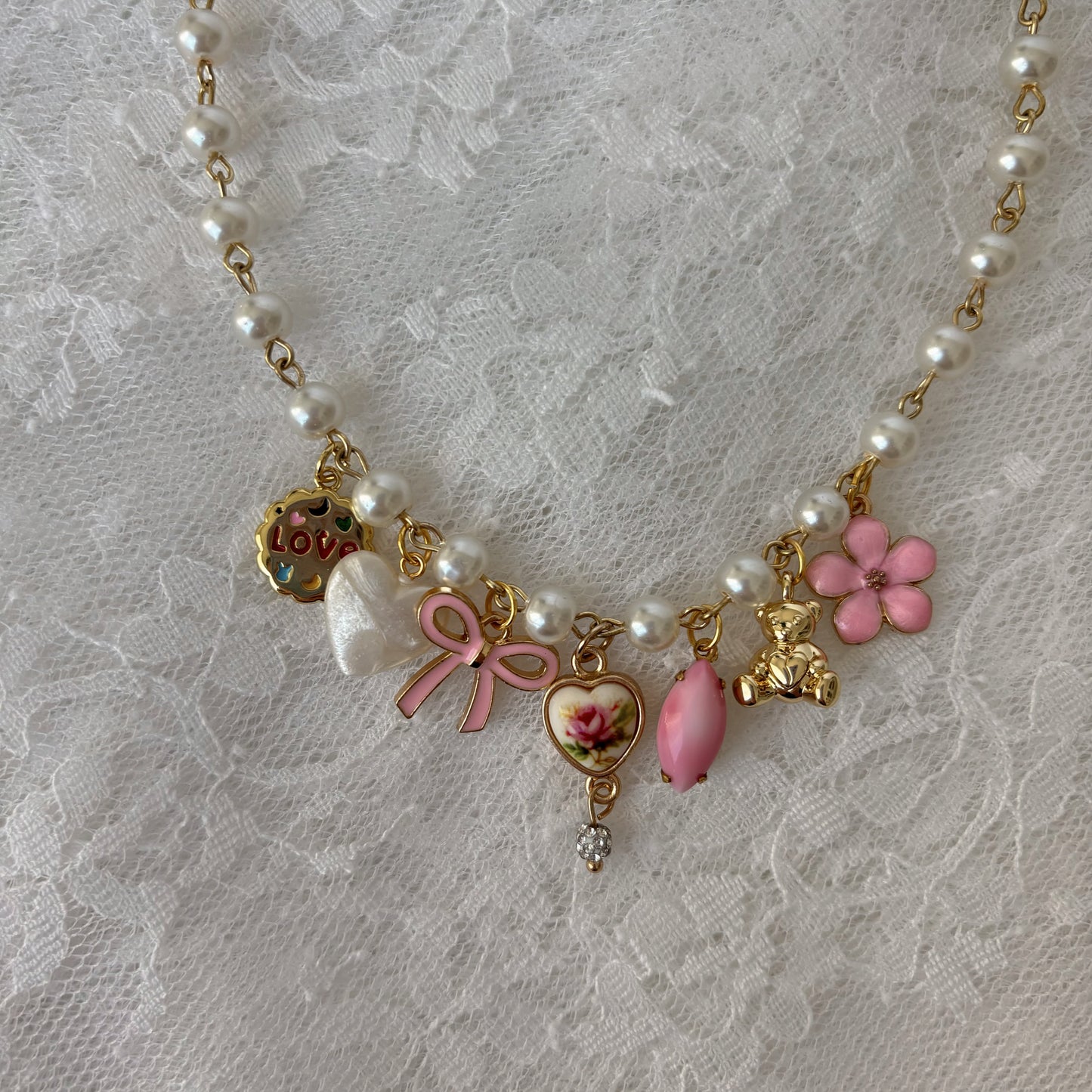 The Antoinette Charm Necklace