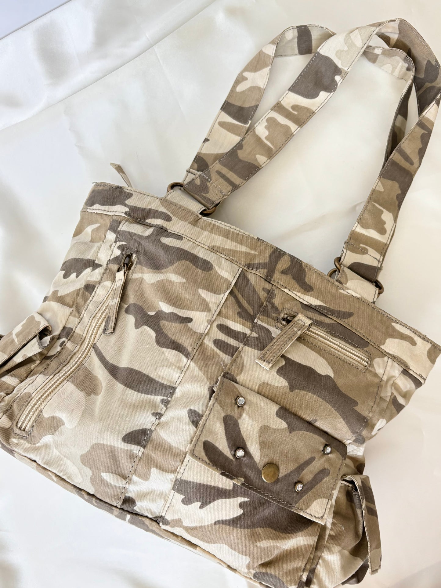 Y2K Camo Shoulder Bag