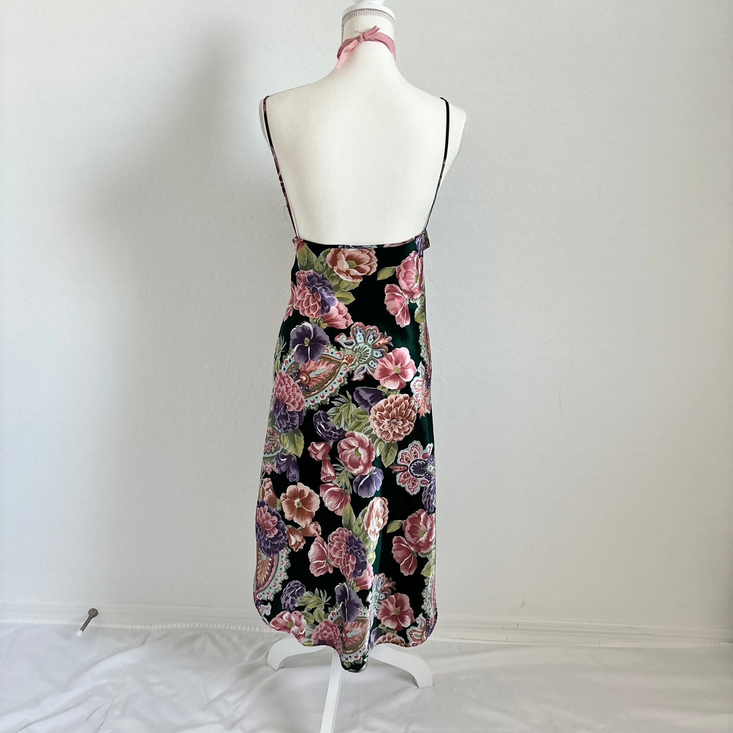 Vintage Fairy Grunge 80’s Floral Slip Dress (Large)