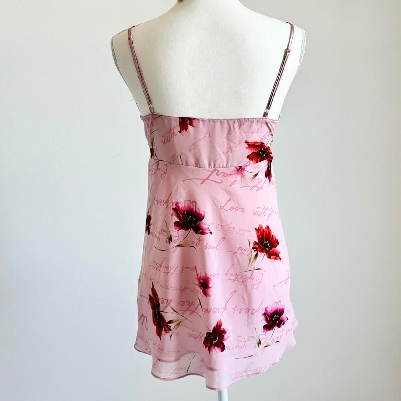 90’s Floral Fly-Away Lingerie Slip Dress (Small)