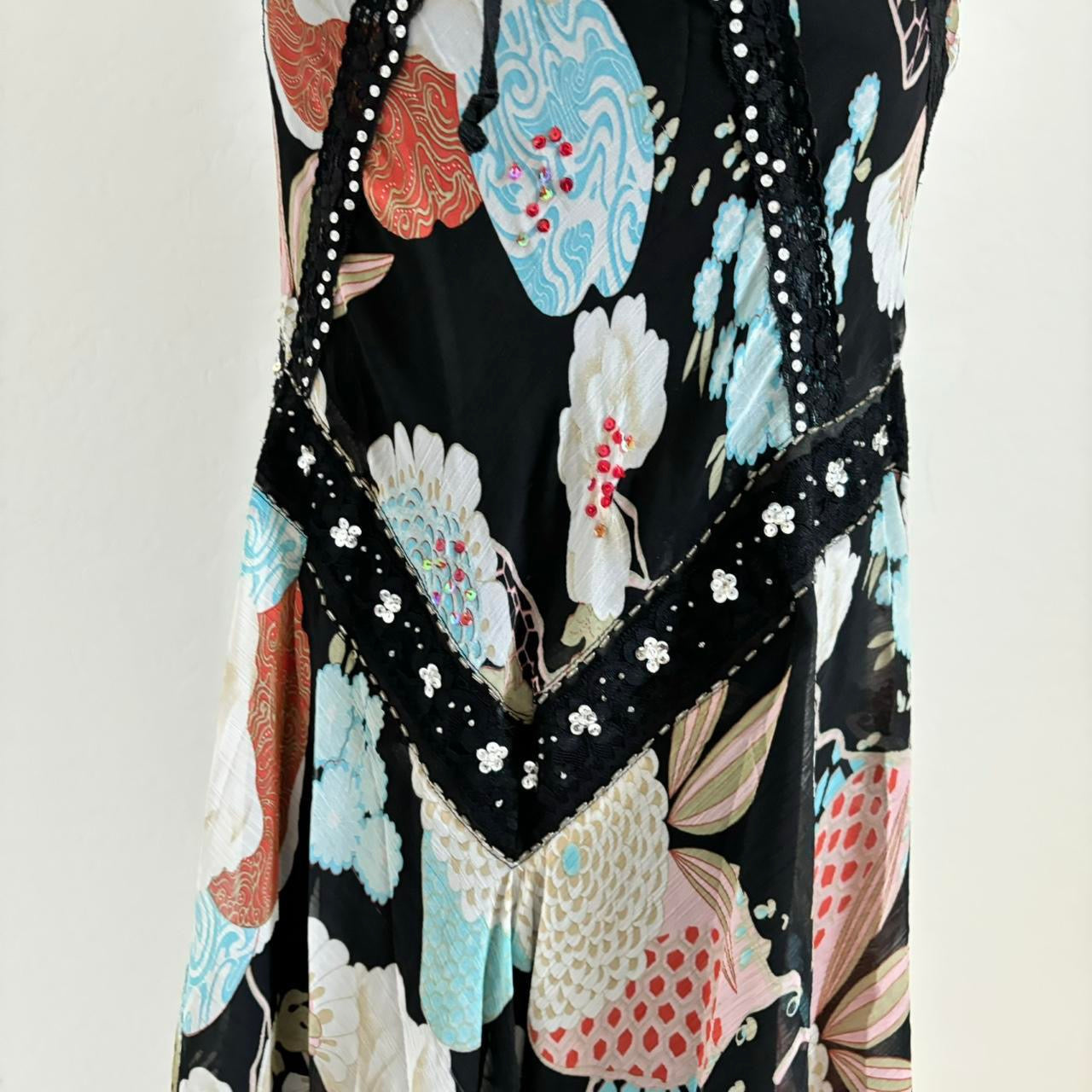 Vintage Maxi Floral Skirt (Small)